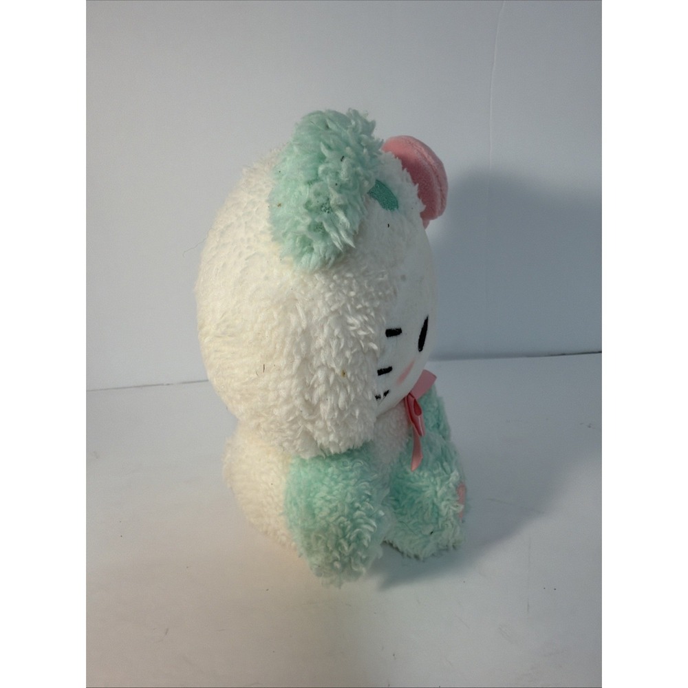Hello Kitty Mint Panda Plush 4" By 6" Cute As Can Be With That Adorable Face - Picture 4 of 8